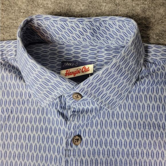 Johnnie-O Hangin Out Men's Shirt  Size L Button Down Beach Surfboard Sport - Picture 2 of 10